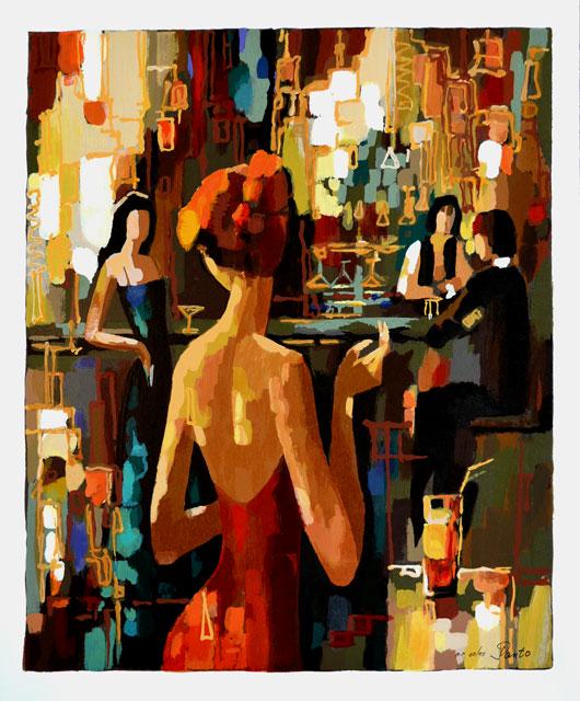 PANTO **RED DRESS** SIGNED SERIGRAPH (1 of 3)