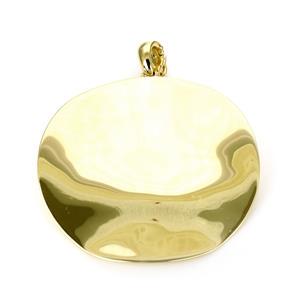 Ippolita 18k Yellow Gold Wave Style Large Round Pendant (1 of 4)