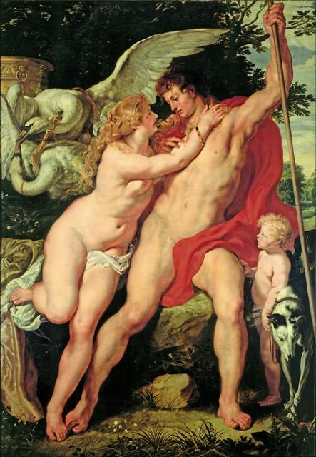 SIR PETER PAUL RUBENS **VENUS AND ADONIS** GICLEE ON CANVAS (1 of 1)