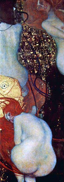 KLIMT ** GOLDFISH** CANVAS: Artist: Gustav Klimt Title: Goldfish Medium: Fine Art Giclee on Canvas Image Size: Approximately 20 inches x 7 inches Framed: Unframed on Unstretched Canvas Biography: Gustav Klimt (1862-1918) was one