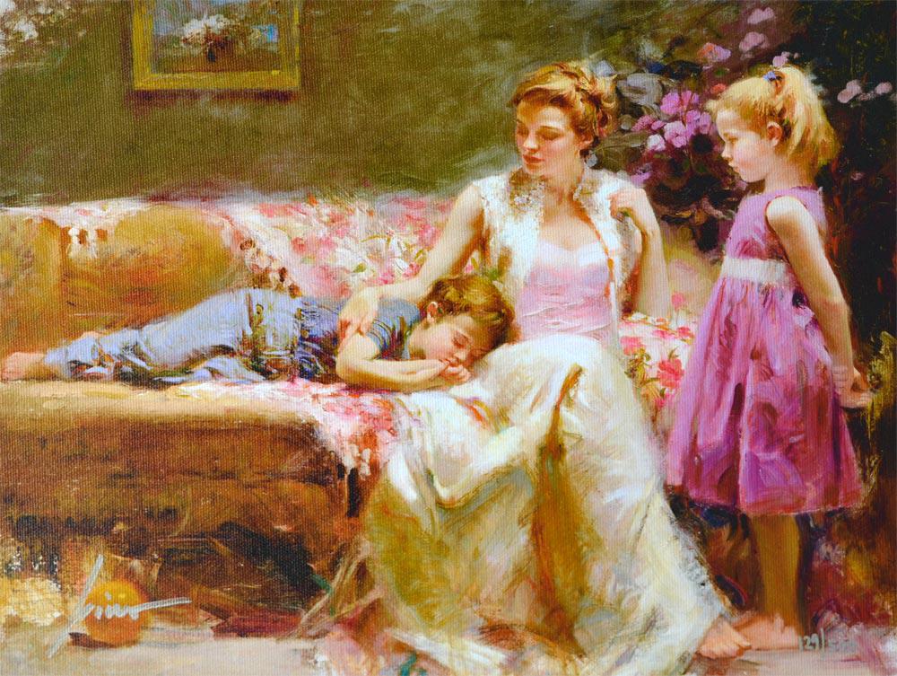 PINO **A TIME TO REMEMBER ** SIGNED CANVAS (1 of 2)