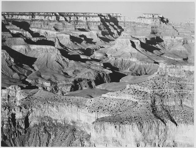 ANSEL ADAMS **GRAND CANYON 5** GICLEE: Artist: Ansel Adams Title: Grand Canyon 5 Medium: Fine Art Giclee on Canvas Image Size: Approximately 20 inches x 15 inches Framed: Unframed on Unstretched Canvas Details: This is a beautiful Reproduc