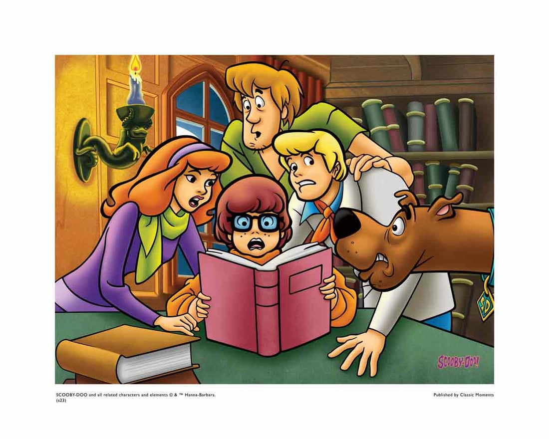 WARNER BROS. ** SCOOBY HISTORY LESSON ** GICLEE (1 of 1)