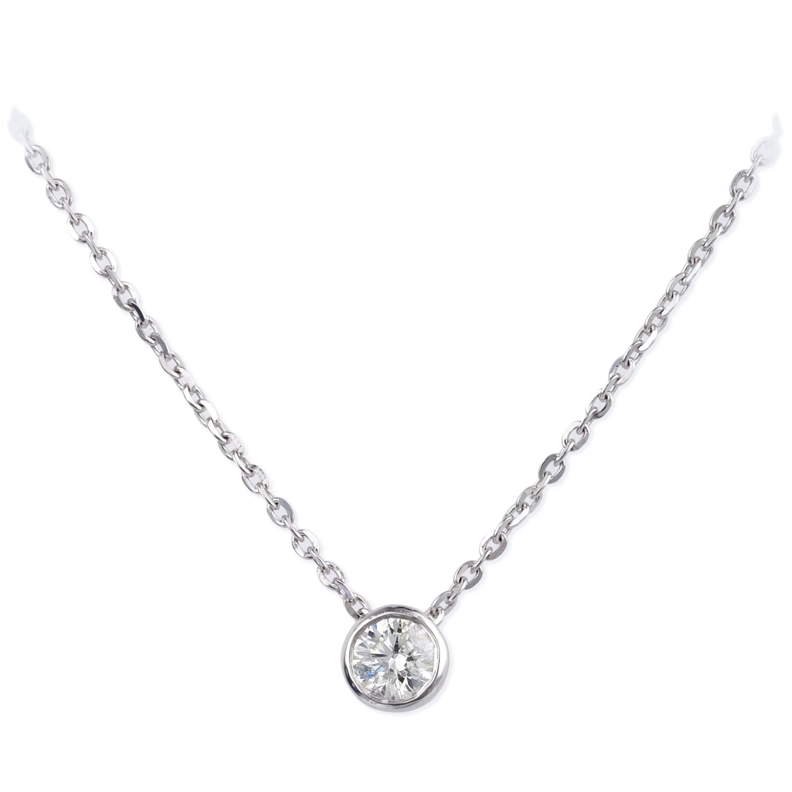 DIAMOND ROUND 1 PCS NECKLACE (1 of 2)