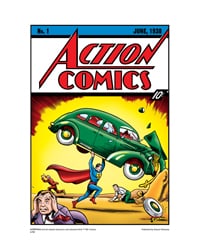 DC COMICS **SUPERMAN CAR** GICLEE (1 of 1)