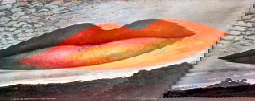 Man Ray L'heure de L'observatoire Les Amoureux Offset Lithograph Abstract Lips (1 of 1)