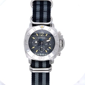 Panerai PAM00187 Luminor Marina Stainless Steel Chronograph Limited Edition