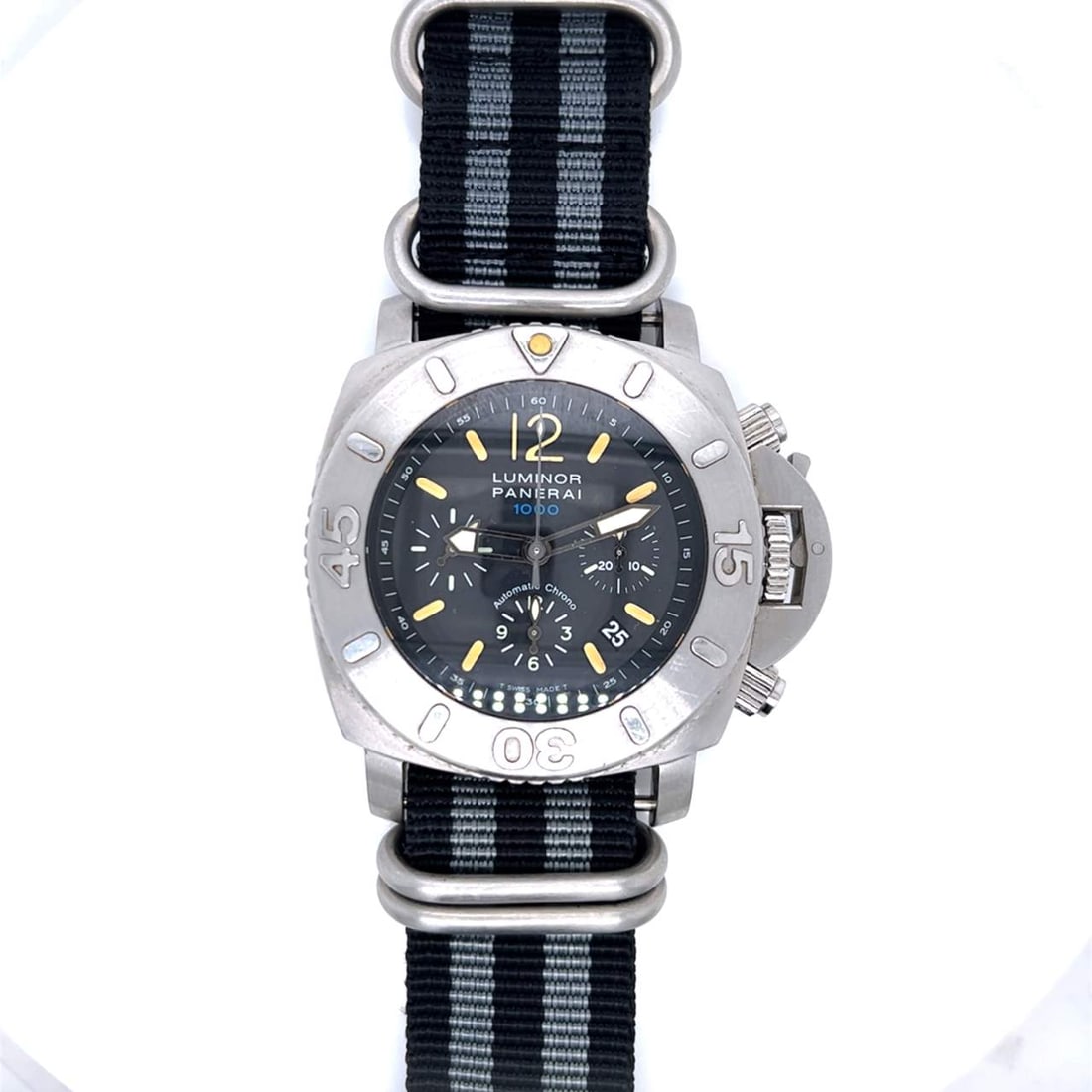 Panerai PAM00187 Luminor Marina Stainless Steel Chronograph Limited Edition (1 of 4)