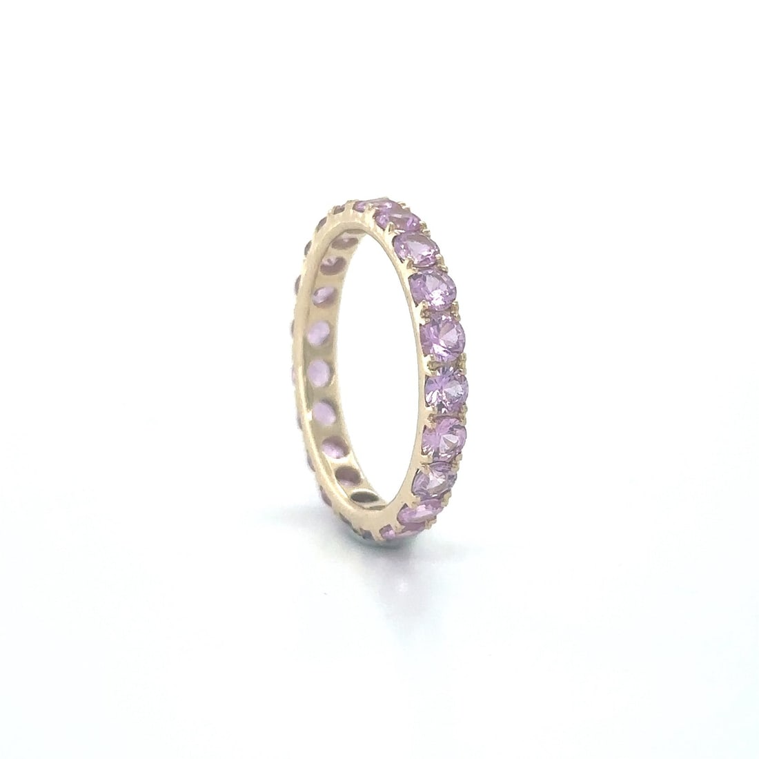 14K YELLOW GOLD PINK SAPPHIRE RING (1 of 1)