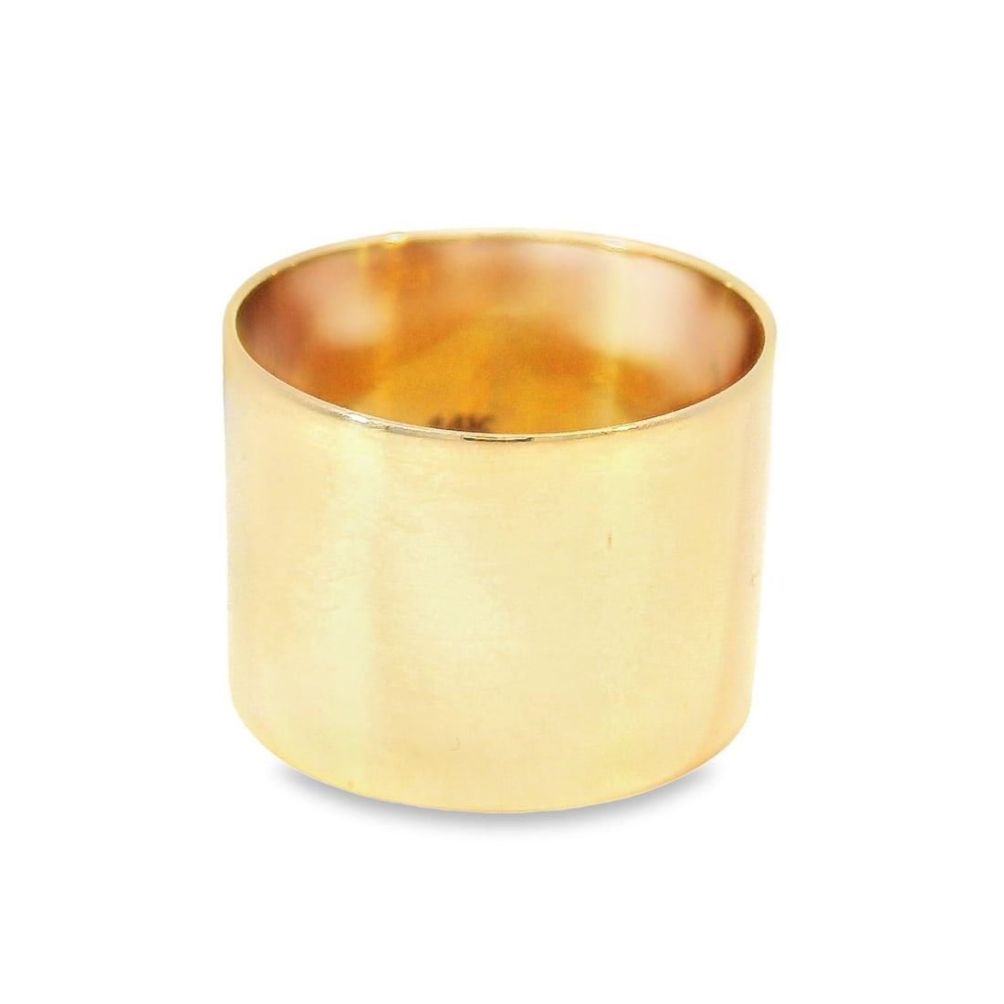 14KT YELLOW GOLD CIGAR RING: 14KT YELLOW GOLD CIGAR RING14KT GOLD WT. APPROX. 6.67 GRAM SIZE 7