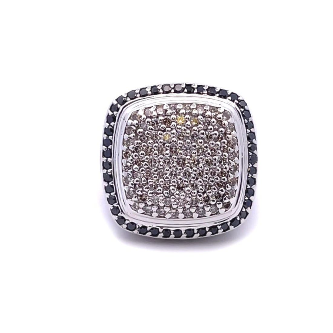 David Yurman Albion Pave Diamond Sterling Silver Ring (1 of 5)