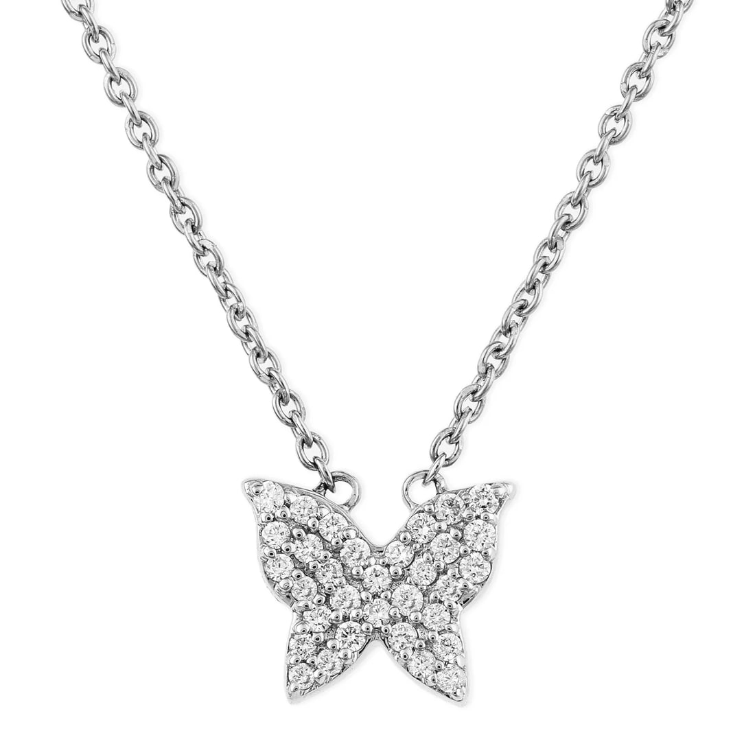 14KT DIAMOND BUTTERFLY NECKLACE (1 of 2)