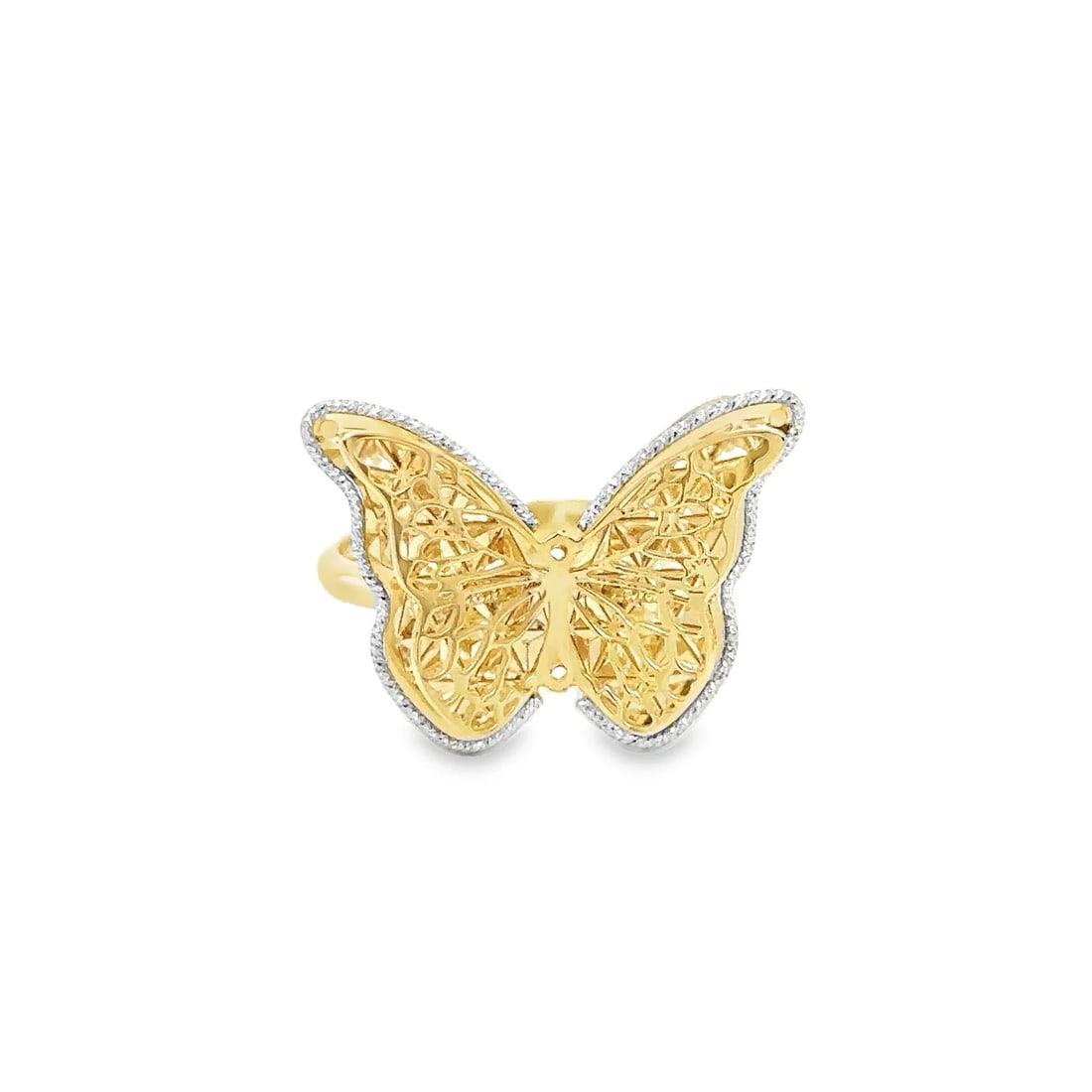 14KT YELLOW GOLD BUTTERFLY RING (1 of 4)