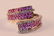 Ring 14k White Gold Diamonds and Pink Sapphires. - 2