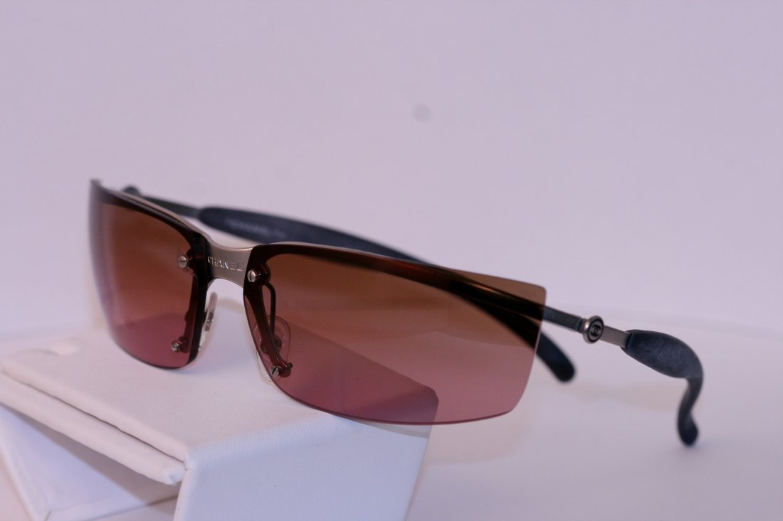Chanel Sunglasses.: One pair of Chanel Sunglasses. 4008 c.123/77 67014 115