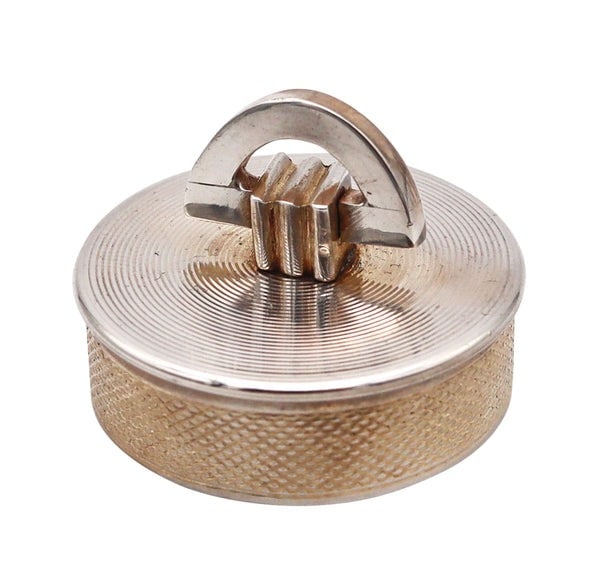 WILLIAM DAVENPORT & CO. 1948 Birmingham Pill Box In .925 Sterling Silver (1 of 4)