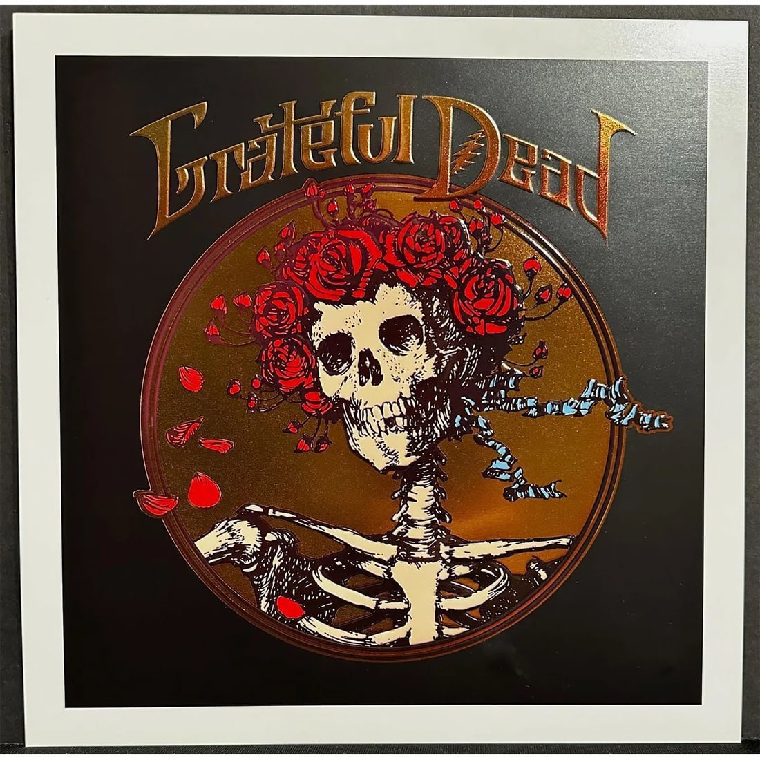 Grateful Dead Poster: Poster titled Grateful Dead, not signed not numbered Sight size 12” x 12”