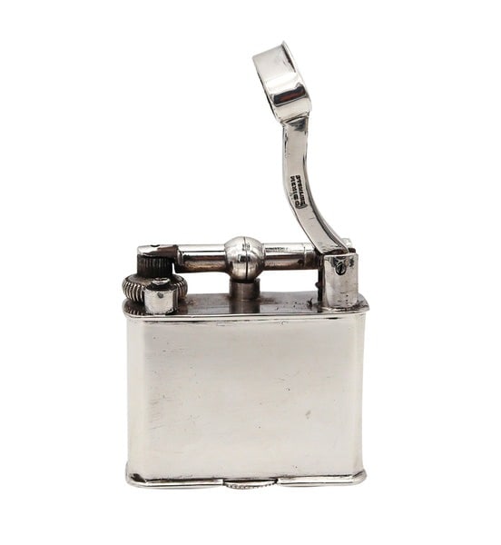Mexico Taxco 1940 Unique Lift Arm Petrol Lighter In Solid 925 Sterling Silver (1 of 5)