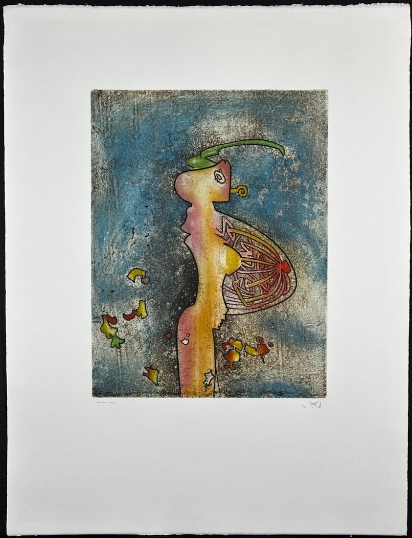 Roberto Matta Original Etching & Acquatint Folder Los 5 Destacados Burumbauzerda (1 of 6)