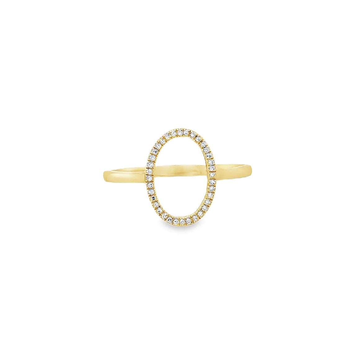 14KT YELLOW GOLD DIAMOND RING (1 of 4)