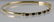 273: Ladies Diamond and Sapphire 14k Yellow Gold Bangle