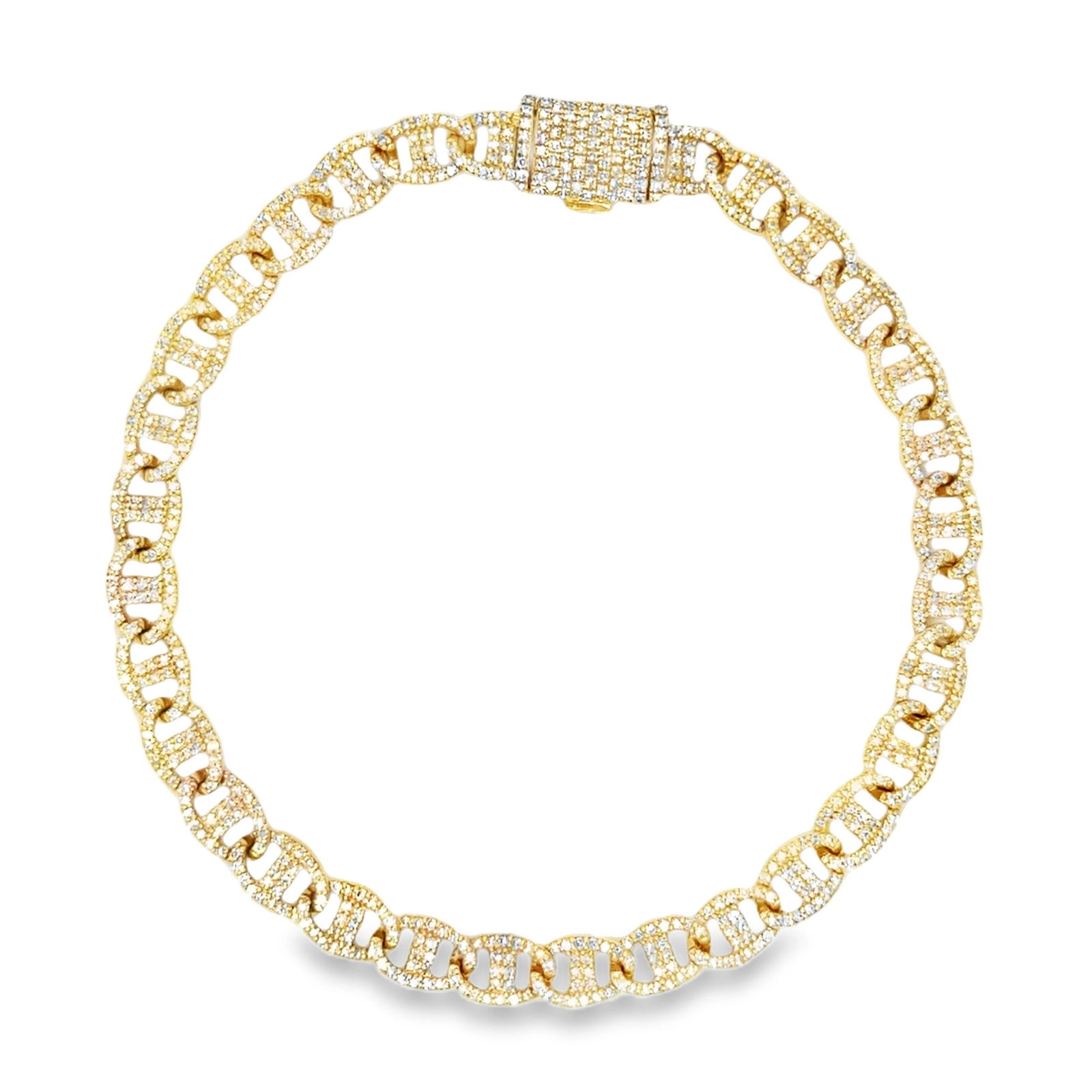 14KT GOLD DIAMOND BRACELET - 2