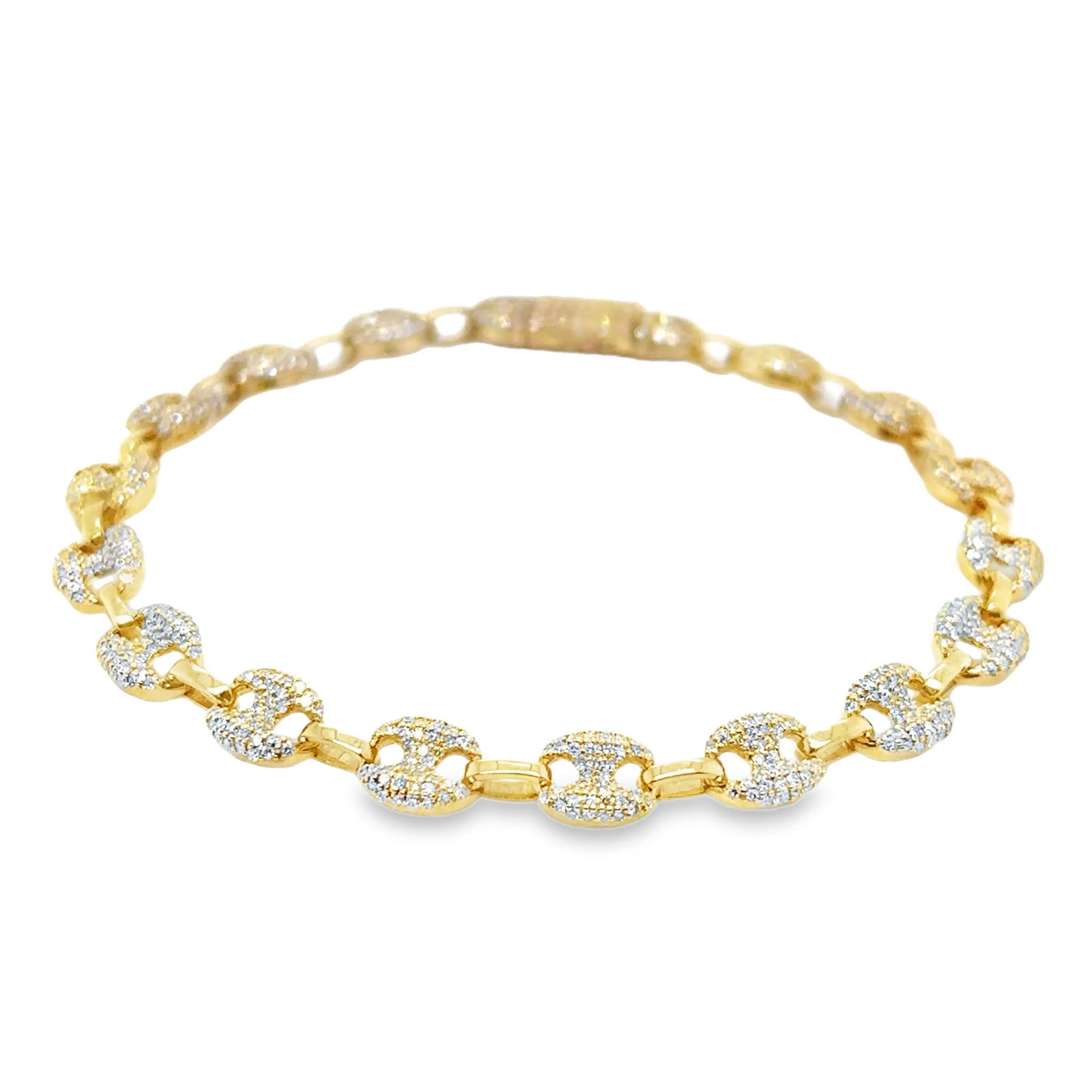 14KT GOLD DIAMOND BRACELET (1 of 4)