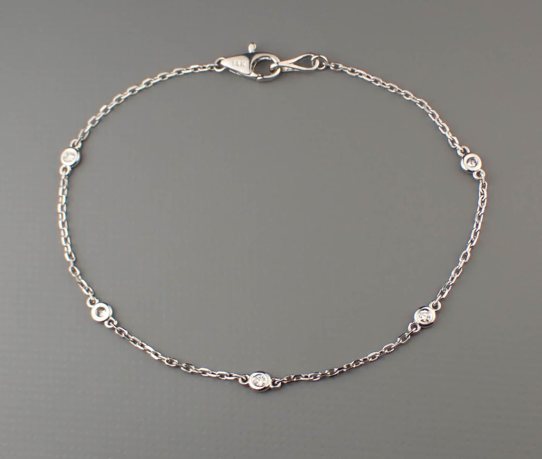DIAMOND BY THE YARD BRACELET 14K (1 of 4)