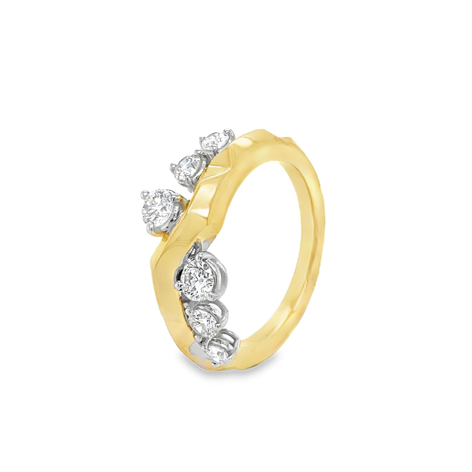 14KT GOLD DIAMOND RING - 2