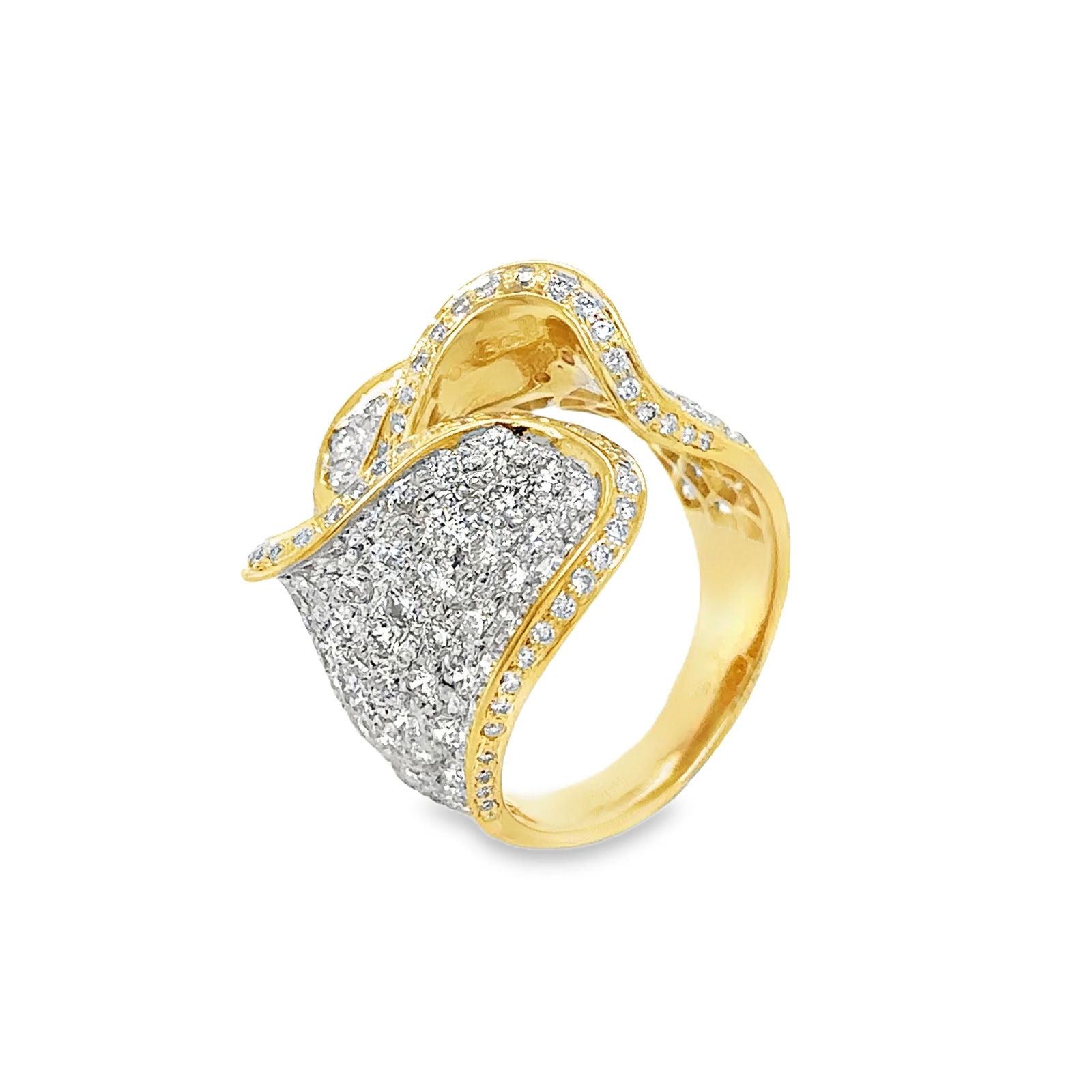 14KT GOLD DIAMOND RING - 2