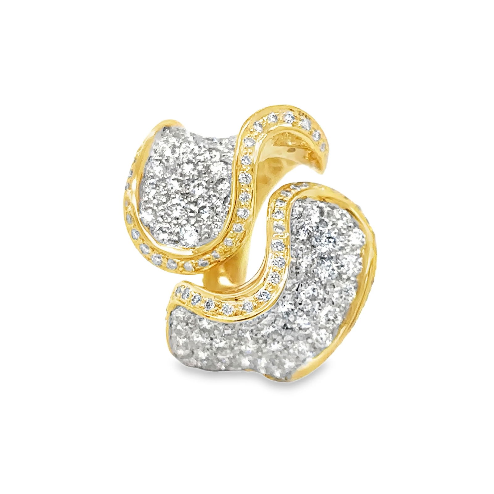 14KT GOLD DIAMOND RING - 3