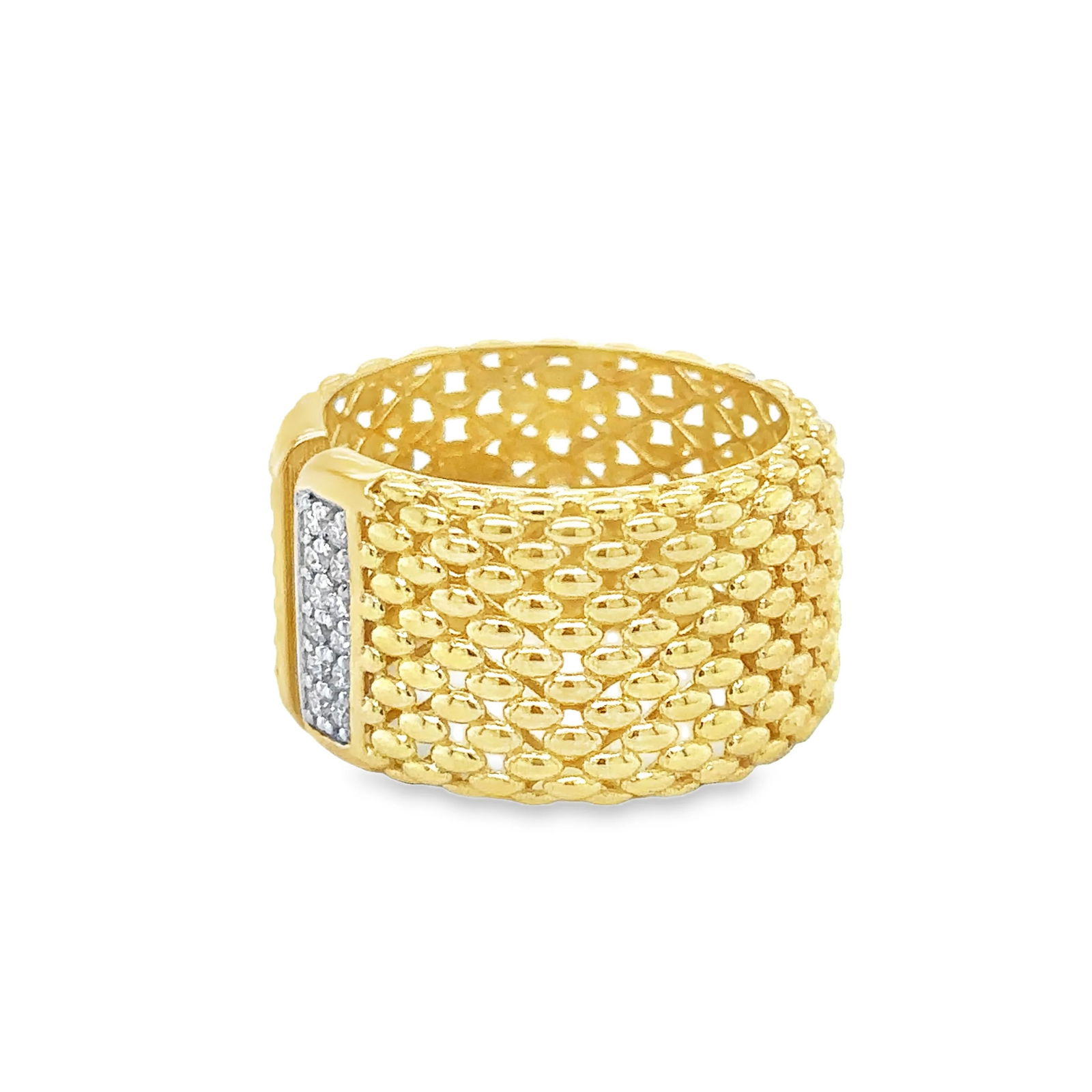 14KT GOLD DIAMOND RING - 3