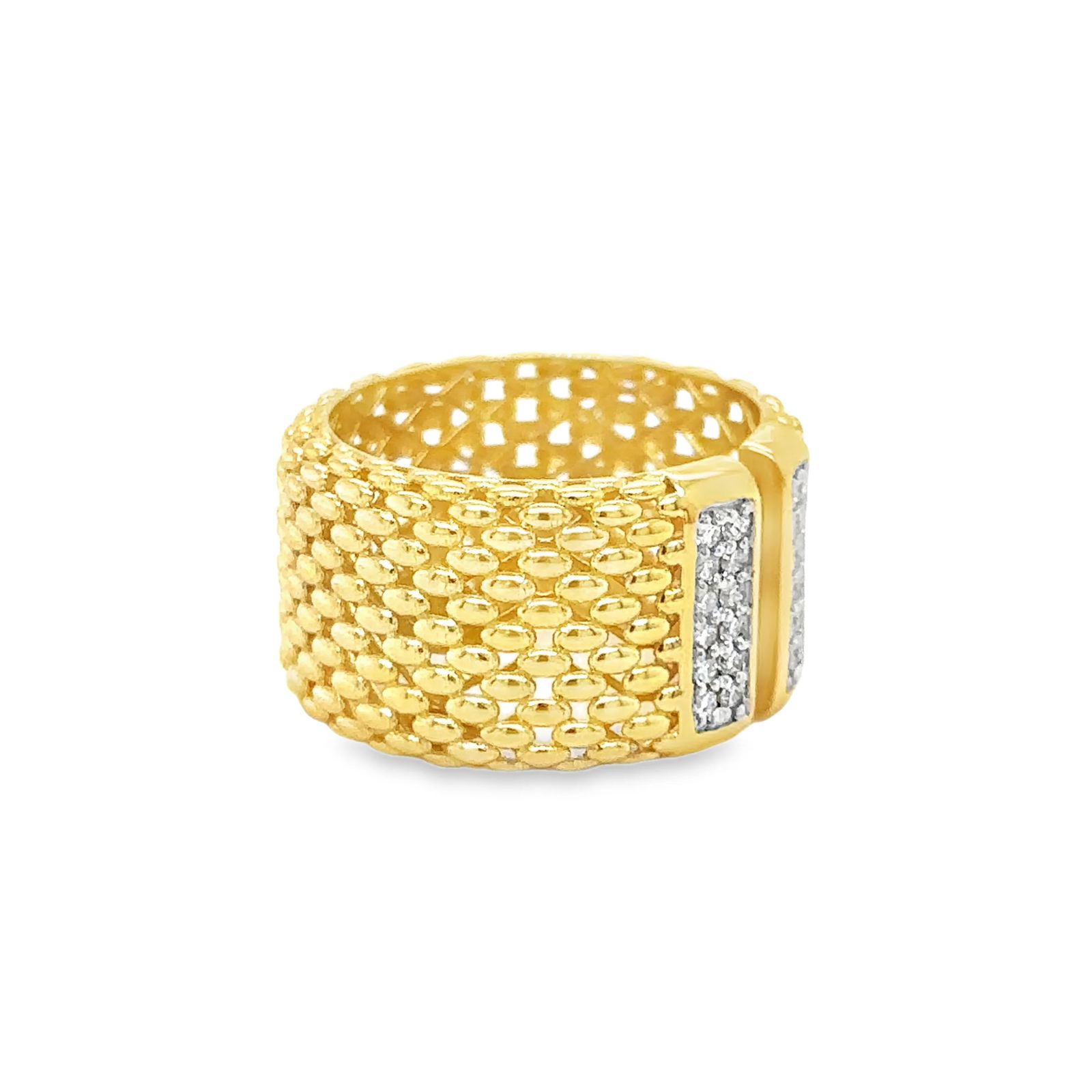 14KT GOLD DIAMOND RING - 4