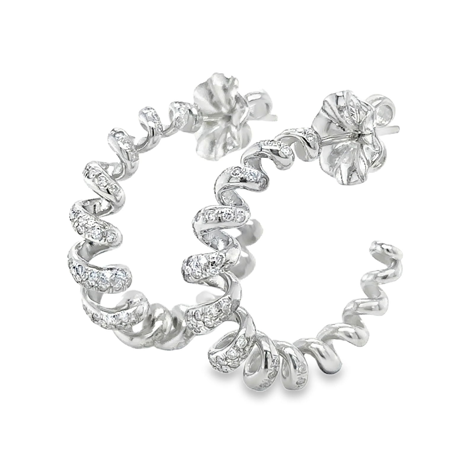 14KT GOLD DIAMOND EARRING (1 of 3)