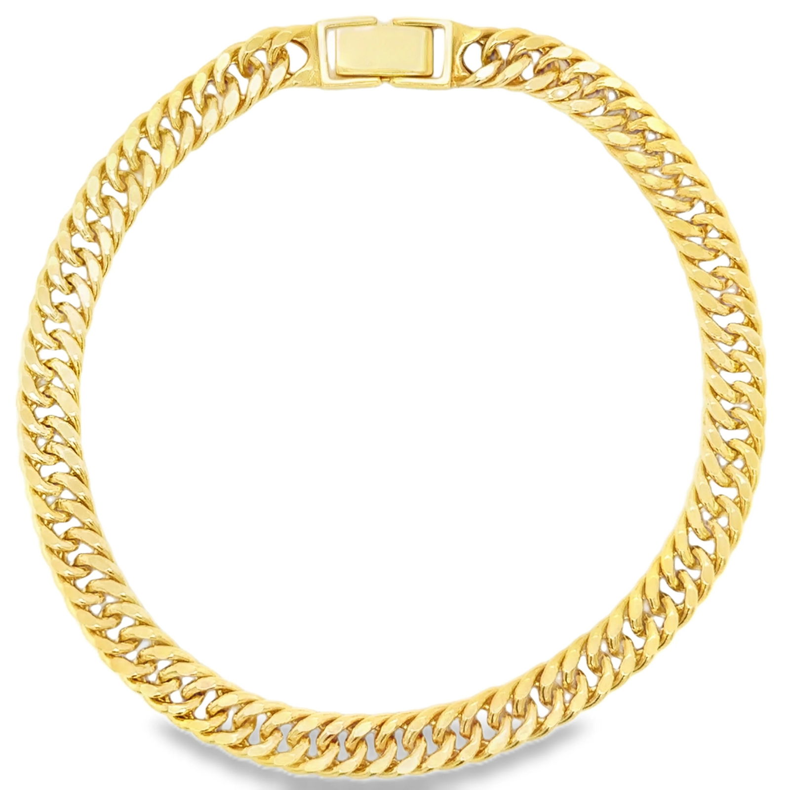14KT GOLD CUBAN (6MM) BRACELET: 14KT YELLOW GOLD CUBAN BRACELET 7"14KT GOLD WT. APPROX. 8.35 GRAMLENGTH: 7 INCHES LONGSIZE APPROX. - 6 MM WIDE