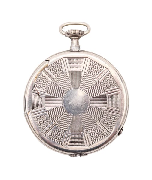 TIK-TAK Dubsky 1930 Austria Semi Automatic Pocket Petrol Lighter In Chromed Steel (1 of 6)