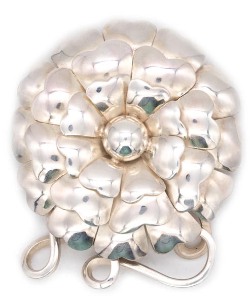 PAT AREIAS CONTEMPORARY PENDANT BROOCH IN .925 STERLING SILVER (1 of 6)