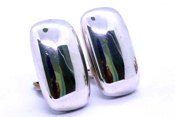 LIZ CLAIBORNE SOLID STERLING SILVER .925 LIMITED EDITION VINTAGE EARRINGS (1 of 6)