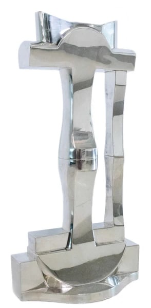 Damian Garrido 2002 Spain Sculptural Candle Holders Figure Suite In 925 Sterling Silver (1 of 6)