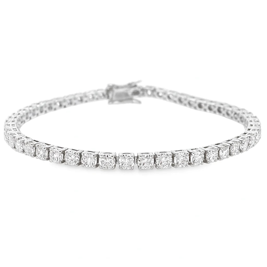 14KT GOLD DIAMOND BRACELET 5.00 CTS (1 of 3)