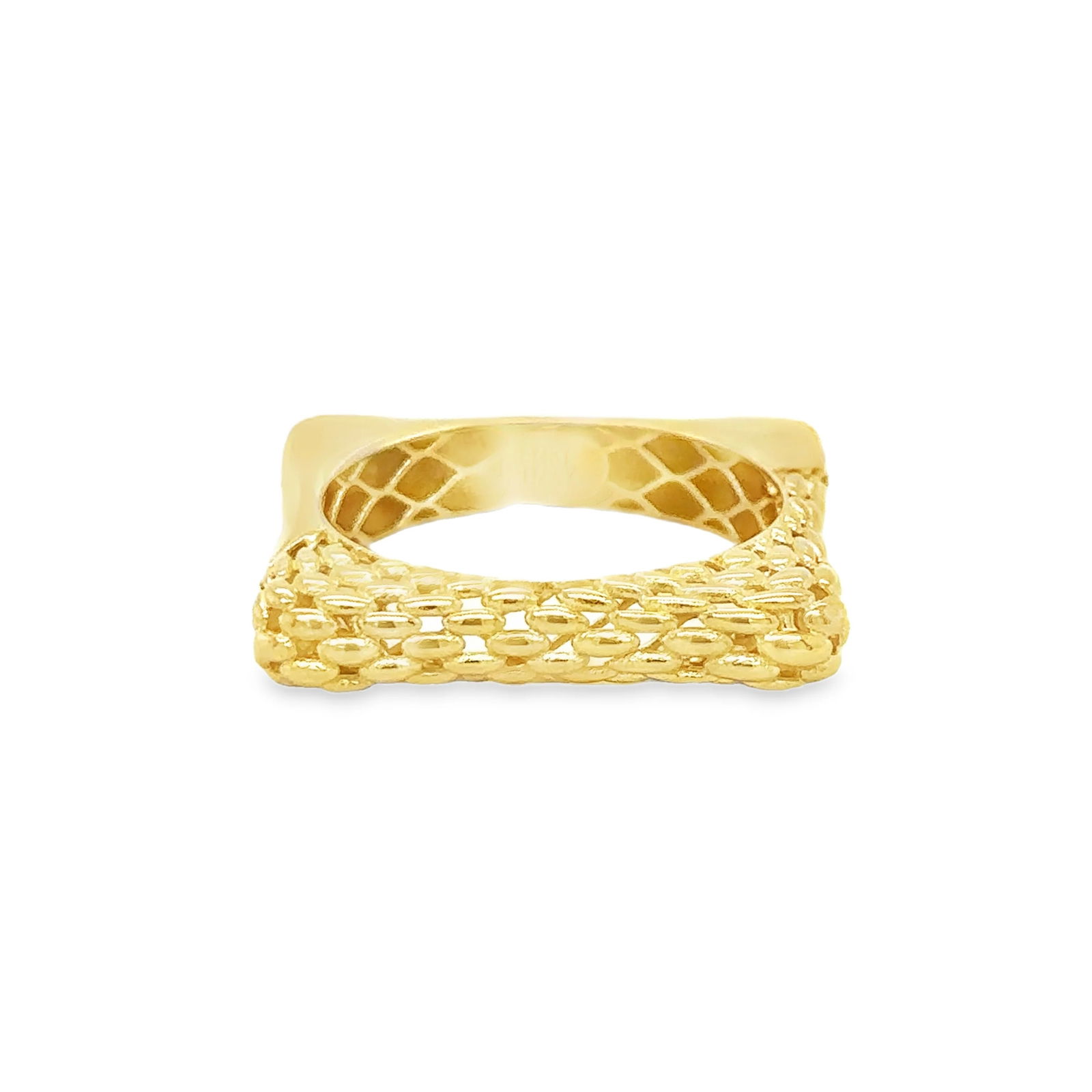 14KT YELLOW PLAIN GOLD RING (1 of 5)