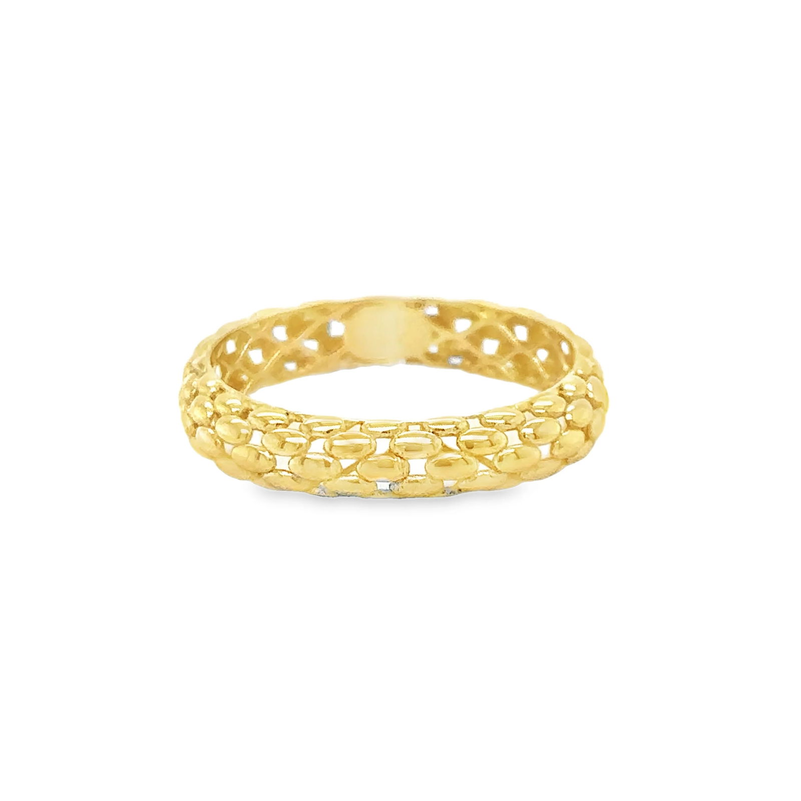 14KT YELLOW PLAIN GOLD RING (1 of 5)