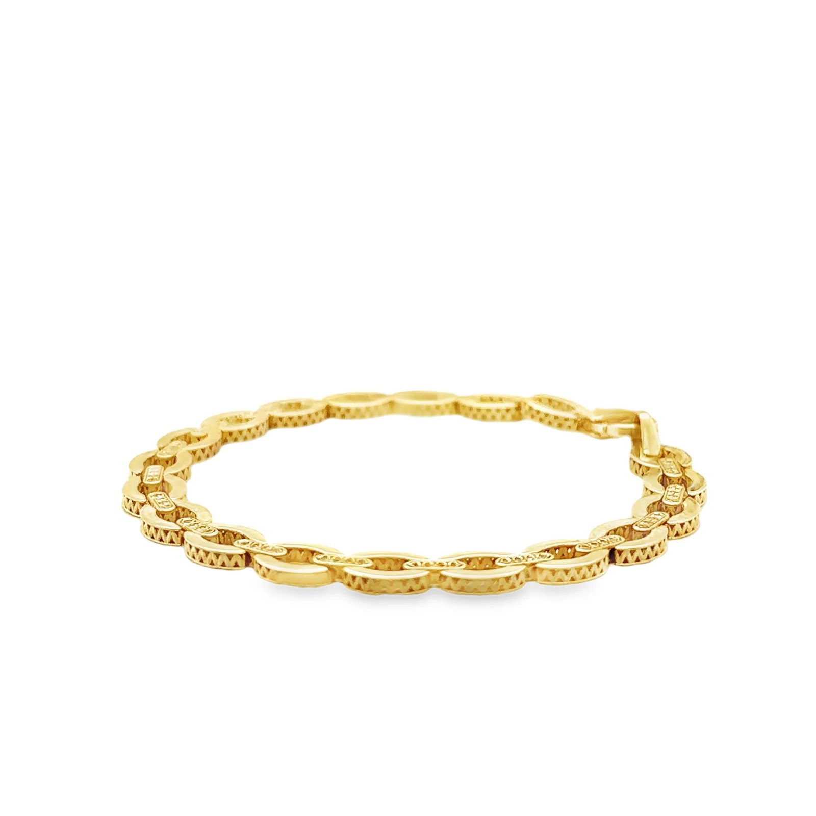 14KT GOLD DIAMOND BRACELET (1 of 4)