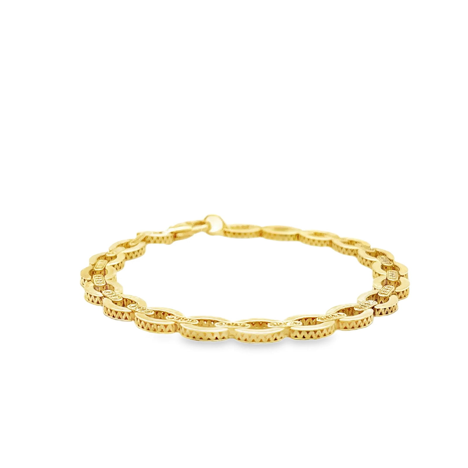 14KT GOLD DIAMOND BRACELET - 2