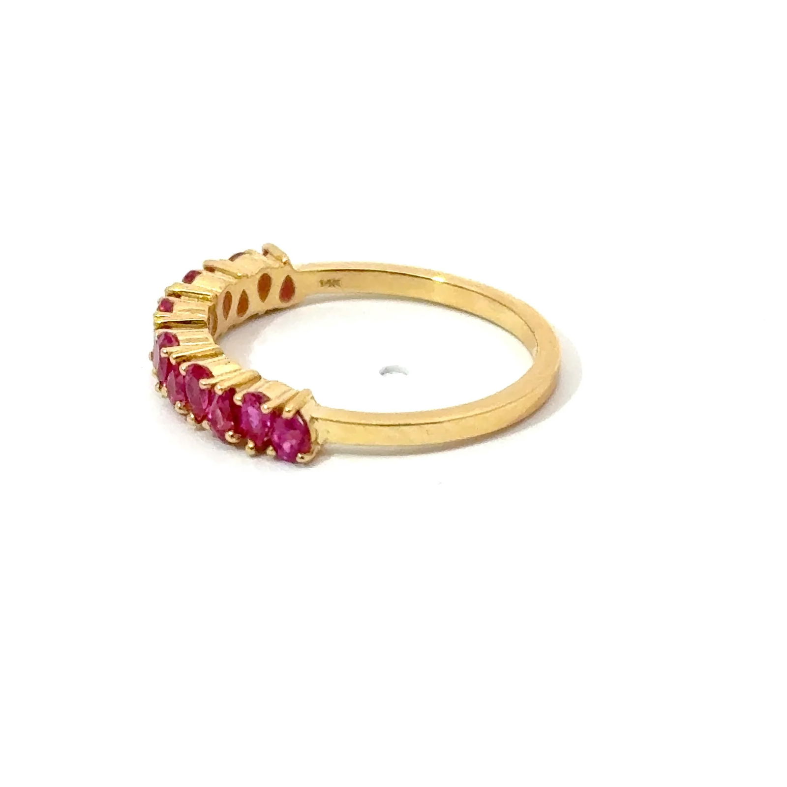 14KT GOLD RUBY RING - 2