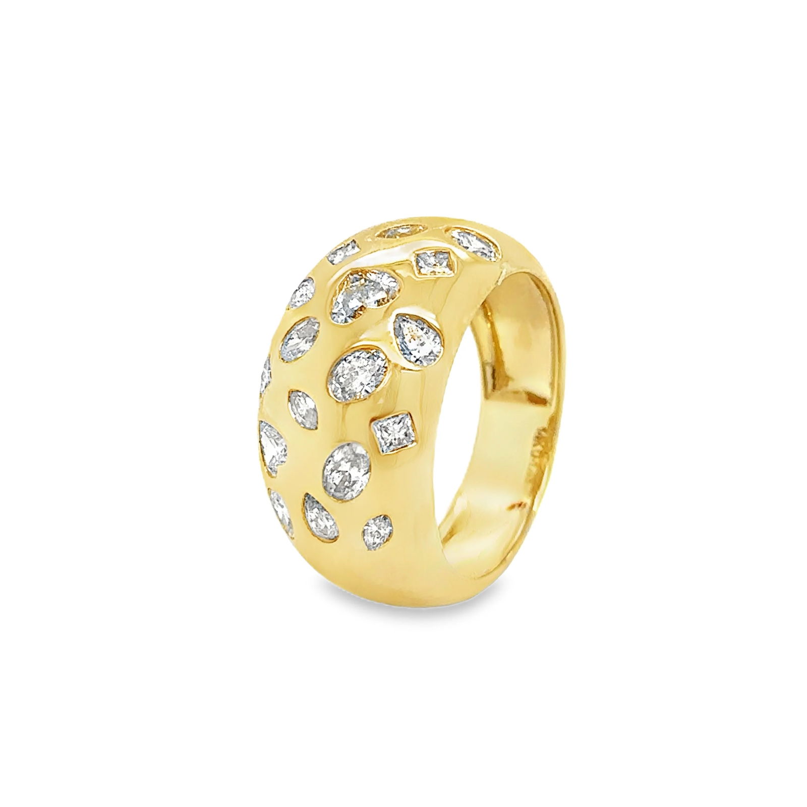 14KT GOLD DIAMOND RING - 2