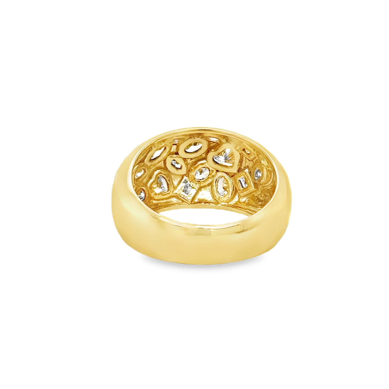 14KT GOLD DIAMOND RING - 4