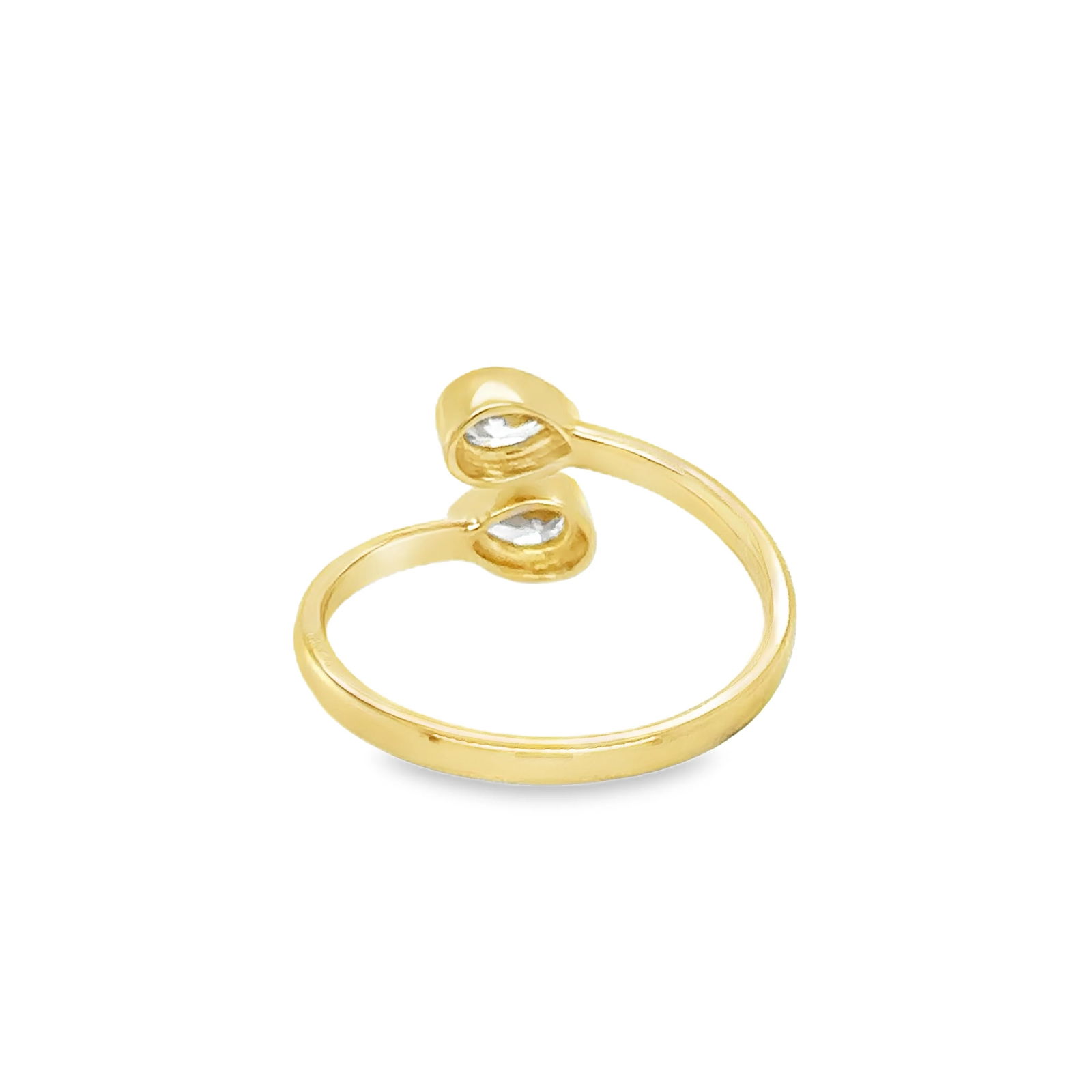 14KT GOLD DIAMOND RING - 4