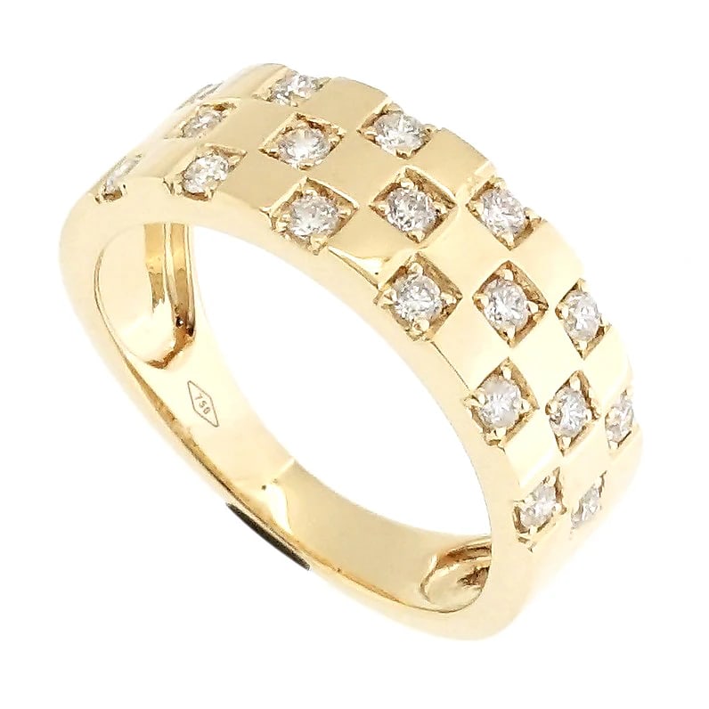 18KT YELLOW GOLD DIAMOND RING (1 of 1)