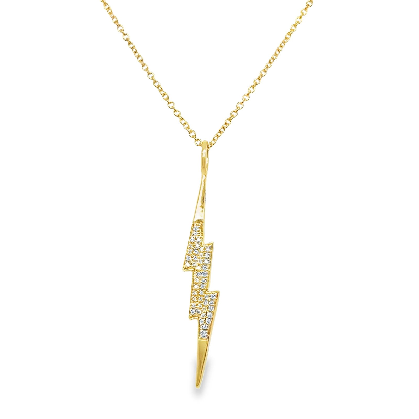 18KT GOLD DIAMOND NECKLACE (1 of 3)